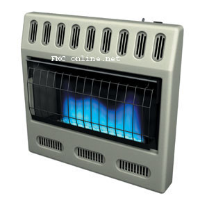 Glo-warm blue flame heater and blue flame heater accessories for Glo-warm, Comfort Glow, Reddy and Vanguard by Desa